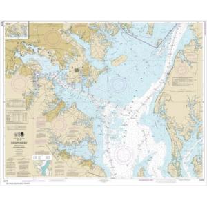NOAA Chart - Chesapeake Bay Approaches to Baltimore Harbor - 12278