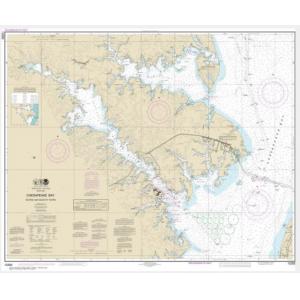 NOAA Chart - Chesapeake Bay Severn and Magothy Rivers - 12282