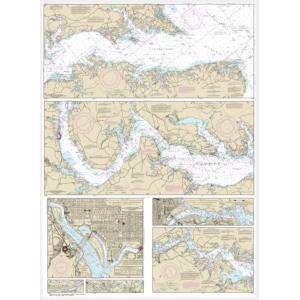 NOAA Chart - Potomac River;  District of Columbia - 12285