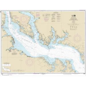 NOAA Chart - Potomac River Piney Point to Lower Cedar Point - 12286