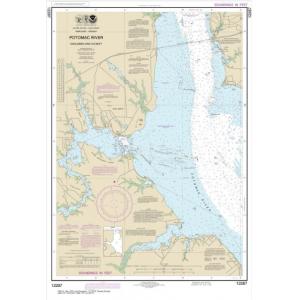 NOAA Chart - Potomac River Dahlgren and Vicinity - 12287