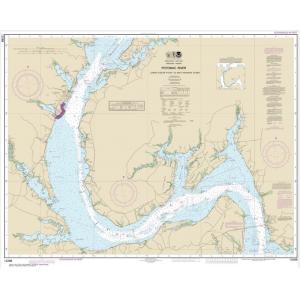 NOAA Chart - Potomac River Lower Cedar Point to Mattawoman Creek - 12288