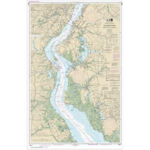 NOAA Chart - Delaware River Smyrna River to Wilmington - 12311