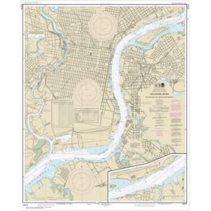 NOAA Chart - Philadelphia and Camden Waterfronts - 12313
