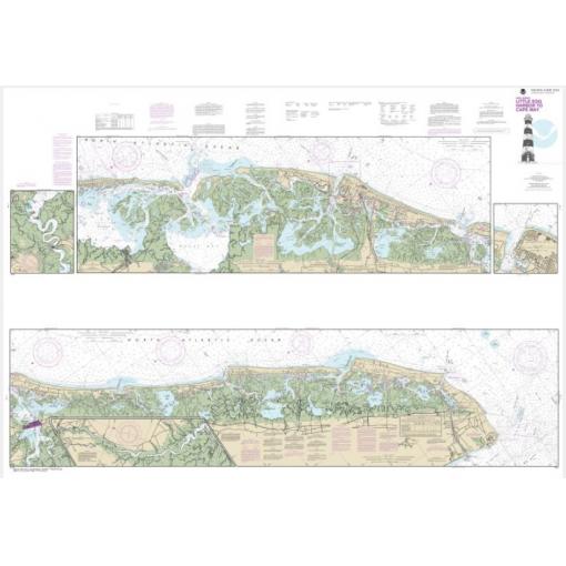 NOAA Chart - Intracoastal Waterway Little Egg Harbor to Cape May; Atlantic City - 12316
