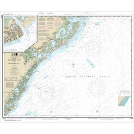 NOAA Chart - Little Egg Inlet to Hereford Inlet; Absecon Inlet - 12318