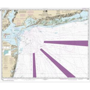 NOAA Chart - Approaches to New York Fire lsland Light to Sea Girt - 12326