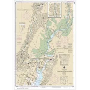 NOAA Chart - Passaic and Hackensack Rivers - 12337