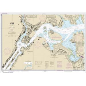 NOAA Chart - East River Tallman Island to Queensboro Bridge - 12339