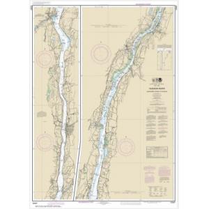 NOAA Chart - Hudson River Wappinger Creek to Hudson - 12347