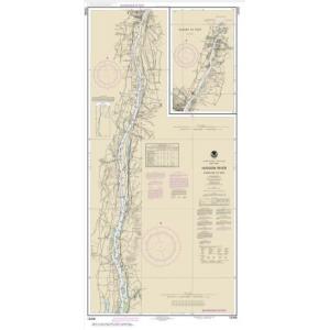 NOAA Chart - Hudson River Coxsackie to Troy - 12348