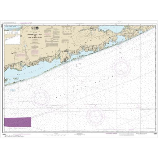 NOAA Chart - Shinnecock Light to Fire Island Light - 12353