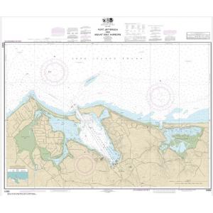 NOAA Chart - Port Jefferson and Mount Sinai Harbors - 12362