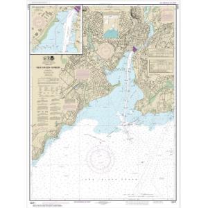 NOAA Chart - New Haven Harbor; New Haven Harbor (Inset) - 12371