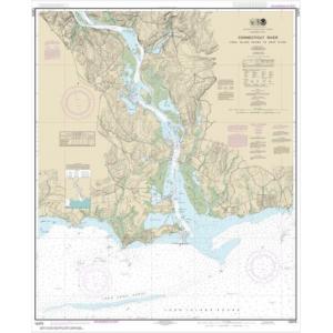 NOAA Chart - Connecticut River Long lsland Sound to Deep River - 12375