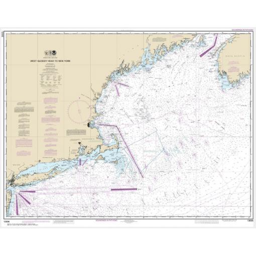 NOAA Chart - West Quoddy Head to New York - 13006