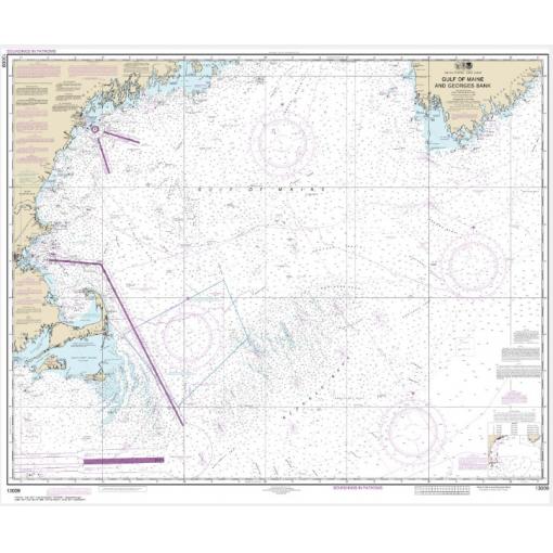 NOAA Chart - Gulf of Maine and Georges Bank - 13009