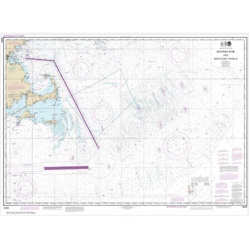 NOAA Chart - Georges Bank and Nantucket Shoals - 13200