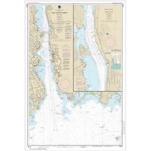 NOAA Chart - New London Harbor and vicinity; Bailey Point to Smith Cove - 13213