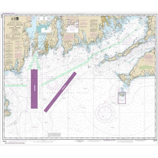NOAA Chart - Marthas Vineyard to Block Island - 13218