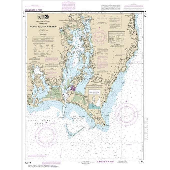 NOAA Chart - Point Judith Harbor - 13219