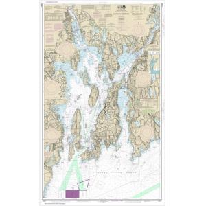 NOAA Chart - Narragansett Bay - 13221