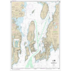 NOAA Chart - Narragansett Bay, Including Newport Harbor - 13223