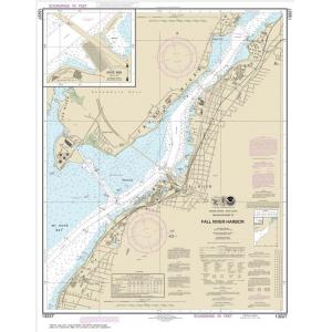 NOAA Chart - Fall River Harbor; State Pier - 13227