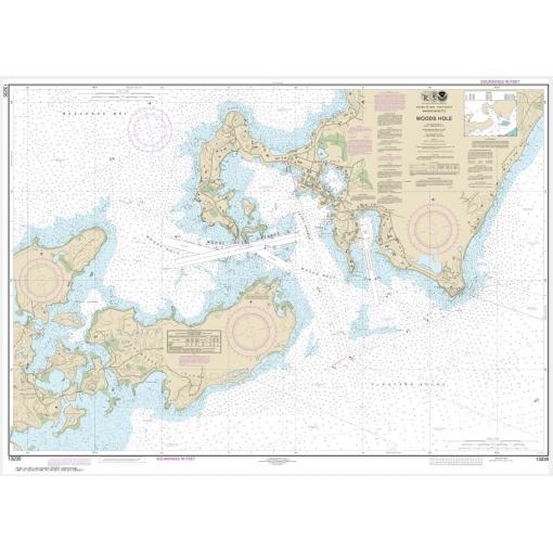 NOAA Chart - Woods Hole - 13235