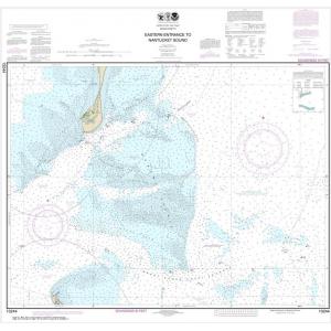 NOAA Chart - Eastern Entrance to Nantucket Sound - 13244