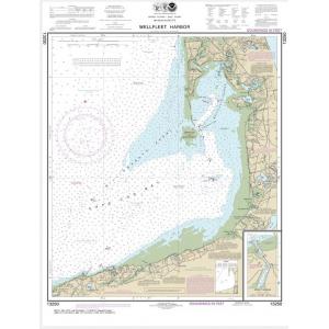 NOAA Chart - Wellfleet Harbor;  Sesuit Harbor - 13250