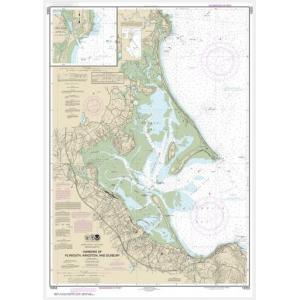 NOAA Chart - Harbors of Plymouth, Kingston and Duxbury;  Green Harbor - 13253