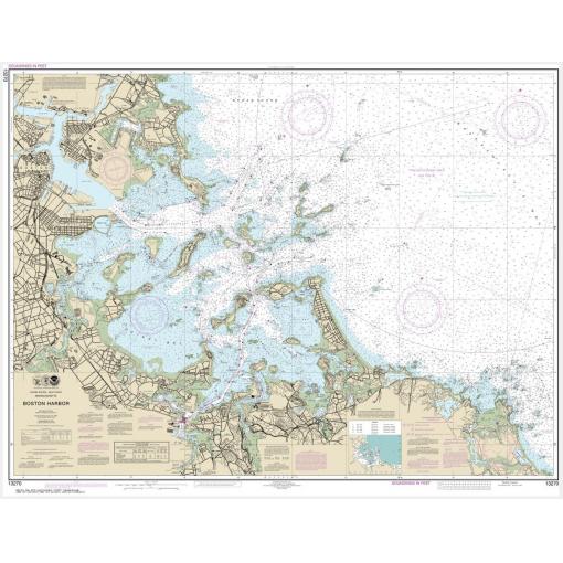 NOAA Chart - Boston Harbor - 13270