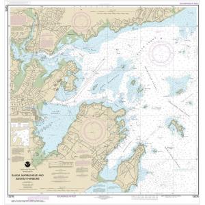NOAA Chart - Salem, Marblehead and Beverly Harbors - 13276
