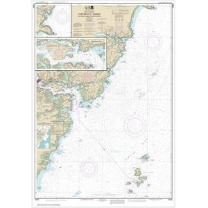 NOAA Chart - Portsmouth Harbor Cape Neddick Harbor to Isles of Shoals;  Portsmouth Harbor - 13283
