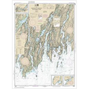NOAA Chart - Damariscotta, Sheepscot and Kennebec Rivers; South Bristol Harbor; Christmas Cove - 13293