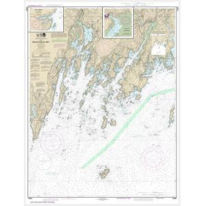 NOAA Chart - Muscongus Bay; New Harbor; Thomaston - 13301
