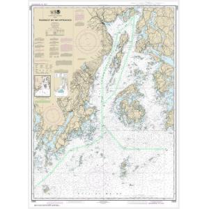 NOAA Chart - Penobscot Bay and Approaches - 13302