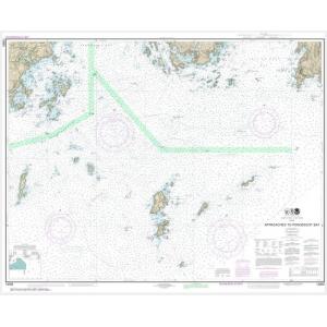 NOAA Chart - Approaches to Penobscot Bay - 13303