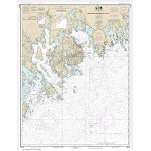 NOAA Chart - Frenchman and Blue Hill Bays and Approaches - 13312