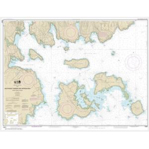 NOAA Chart - Southwest Harbor and Approaches - 13321