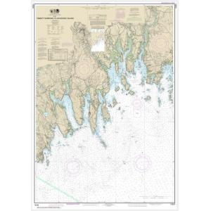 NOAA Chart - Tibbett Narrows to Schoodic Island - 13324