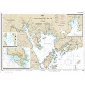 NOAA Chart - Passamaquoddy Bay and St. Croix River;  Beaver Harbor;  Saint Andrews;  Todds Point - 13398