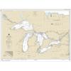 NOAA Chart - Great Lakes, Lake Champlain to Lake of the Woods - 14500