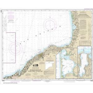 NOAA Chart - Six Miles south of Stony Point to Port Bay; North Pond; Little Sodus Bay - 14803