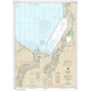 NOAA Chart - Saginaw River - 14867