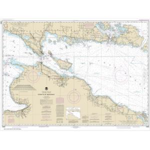 NOAA Chart - Straits of Mackinac - 14880