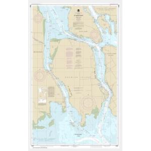 NOAA Chart - St Marys River - Neebish Island - 14887