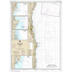 NOAA Chart - Port Washington to Waukegan; Kenosha; North Point Marina; Port Washington; Waukegan - 14904