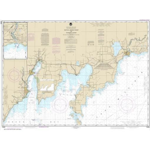NOAA Chart - Dutch Johns Point to Fishery Point, including Big Bay de Noc and Little Bay de Noc; Manistique - 14908